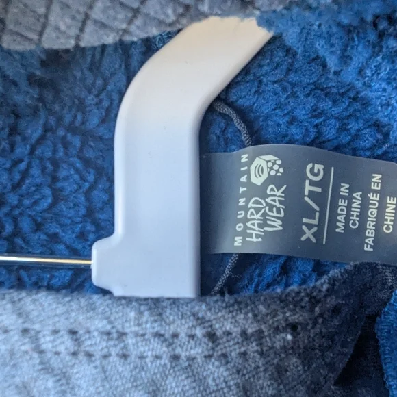 Blue and Gray Hooded Sweater - Picture 4 of 5